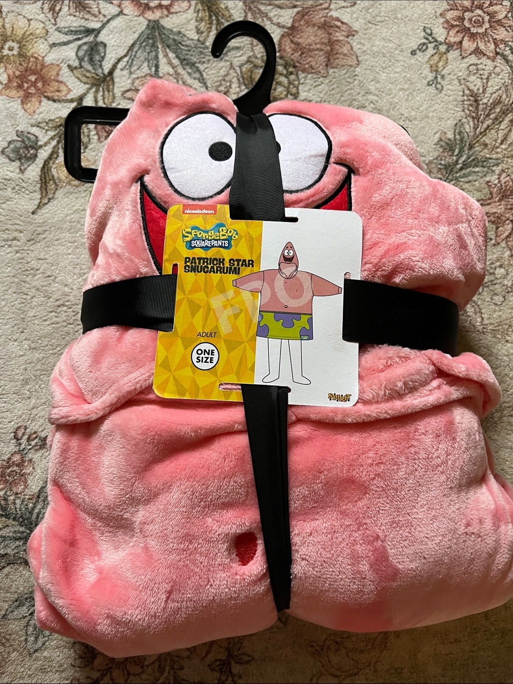 Nickelodeon Patrick Star Pink Plush snuggie